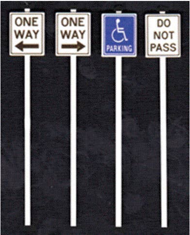Image for 293-3547 Misc Road Signs 8/