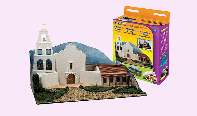 Woodland Scenics 4196 Missions & More Diorama - Scene-A-Rama(R) -- Kit A Scale