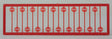 Image for 293-2612 Stop Sign Modern red 18/