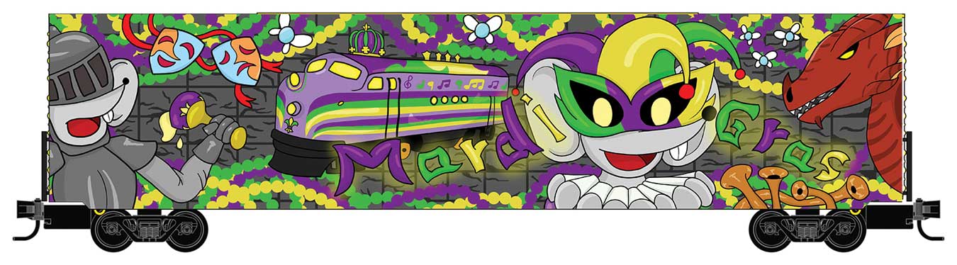 Image for 489-10200310 MM Mardi Gras 60' Boxcar