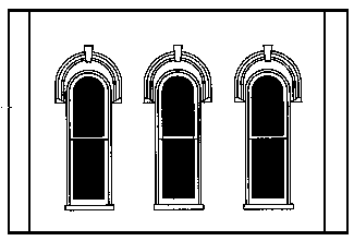Image for 243-90102 Arched Window Wall 2/