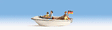 Image for 528-16820 Motorboat w/4 Figures