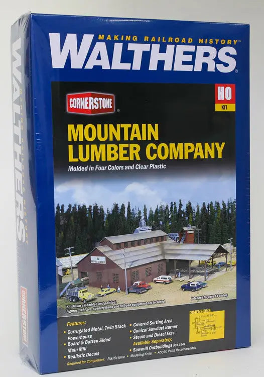 3058 Mountain Lumber Sawmill (Scale=HO) Cornerstone Part#933-3058