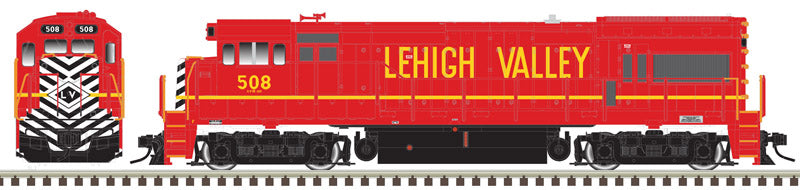 ATLAS 40004665 GE U23B - LV Lehigh Valley 508 (red, yellow, orange) DCC & Sound Equipped N Scale