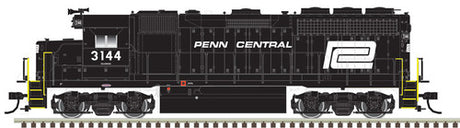 Atlas 150-10004039 GP-40 PC - Penn Central #3144 (black, white) DCC & Sound HO Scale