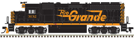 Atlas 150-10004042 GP-40 D&RGW Denver & Rio Grande Western #3132 (black, orange) DCC & Sound HO Scale