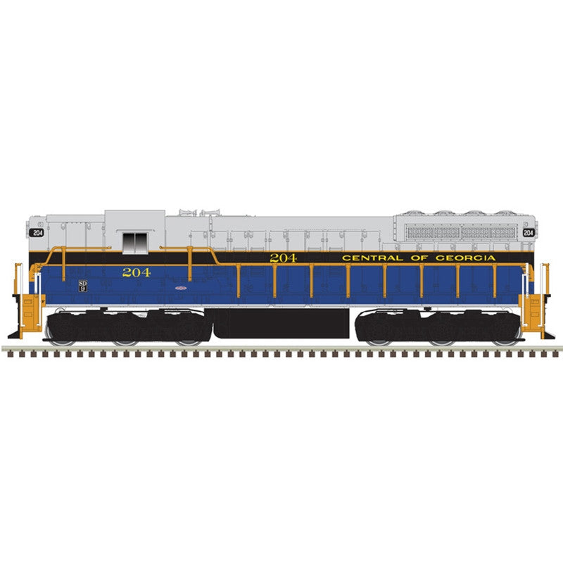 Atlas Gold 40005331 EMD SD9 CofG Central of Georgia #207 DCC & Sound N Scale