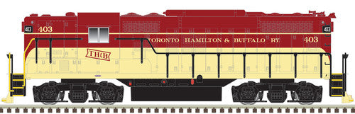 Atlas 40005372 EMD GP9 w/Torpedo Tubes TH&B Toronto Hamilton & Buffalo #402 - DCC & Sound N Scale