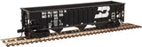 Atlas 50004904 PS-2750 Hopper BN - Burlington Northern #513382 (black, white, Large Logo) N Scale