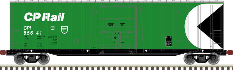 Atlas 20006086 NSC 5111 50' Plug-Door Boxcar Canadian Pacific 85606 (green, white, black, Multimark Logo) HO Scale