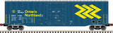Atlas 20006088 NSC 5111 50' Plug-Door Boxcar Ontario Northland 7750 (blue, yellow) HO Scale