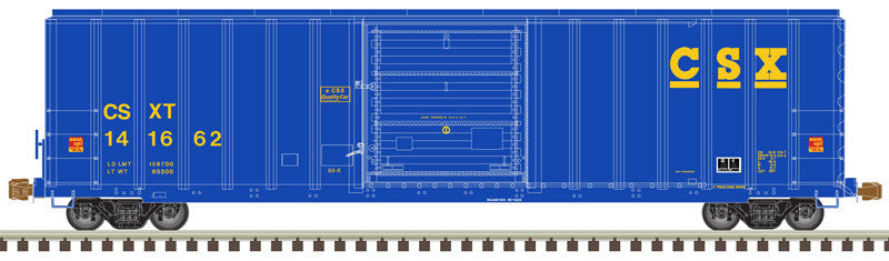 Atlas 20006208 FMC 5077 50' SD Boxcar CSXT - CSX #141662 (blue, yellow) HO Scale