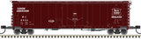 Atlas 50005701 50' GA RBL Plug-Door Boxcar RI - Rock Island #6508 (Boxcar Red, white) N Scale