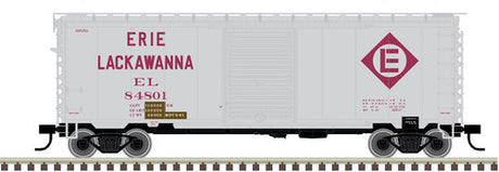 Atlas 50005776 PS-1 40' Boxcar EL - Erie Lackawanna #84801 (gray, maroon) N Scale