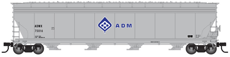 Atlas 20006749 ACF 5701 Centerflow Hopper - ADM #75016 (gray, blue, Molecule Logo) HO Scale