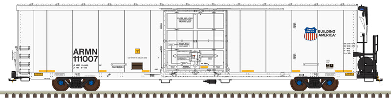 Atlas 50006555 Trinity 64' Reefer UP Union Pacific #111127 (white, black, Low Numbers) N Scale