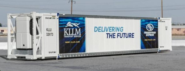 ScaleTrains SXT11747 CIMC 53’ Reefer Container, KLLM Transporters/KLLM 3 Pack N Scale