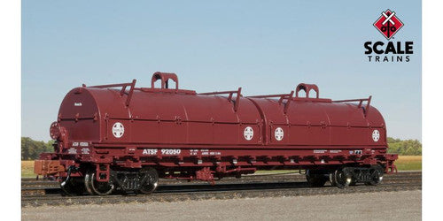 Scaletrains SXT38631 Thrall 48' 2-Hood Coil Steel Car ATSF - Santa Fe #92050 N Scale