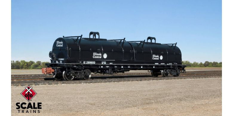 Scaletrains SXT38652 Thrall 48' 2-Hood Coil Steel Car IC Illinois Central #299615 N Scale