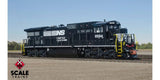 ScaleTrains SXT39165 GE C39-8 Phase II, NS Norfolk Southern/Ditch Lights #8607 DCC & Sound N Scale