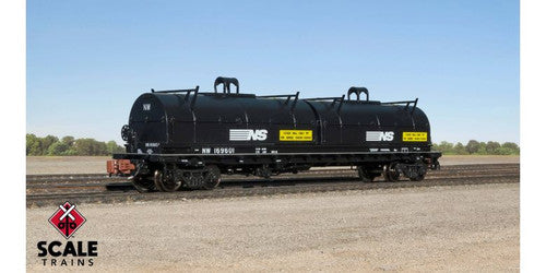 Scaletrains SXT38659 Thrall 48' 2-Hood Coil Steel Car Norfolk & Western/NS Black Hoods #169656 N Scale
