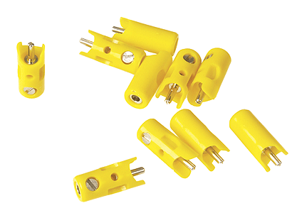 Image for 441-71412 Plugs New Style Ylw 10/