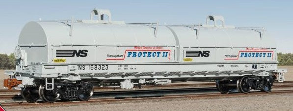 Scaletrains SXT40297 Thrall 48' 2-Hood Coil Steel Car Norfolk Southern/Protect II #168346 HO Scale