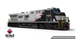 Scaletrains SXT39885 GE AC44C6M, Norfolk Southern/Black Mane/Tuscan Red Stripe/NS #4002 HO Scale