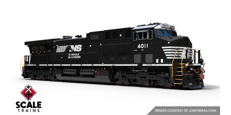 Scaletrains SXT39891 GE AC44C6M, Norfolk Southern/Horsehead/NS #4015 HO Scale