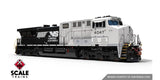 Scaletrains SXT39897 GE AC44C6M, Norfolk Southern/Horsehead/Primer Cab/NS #4047 HO Scale