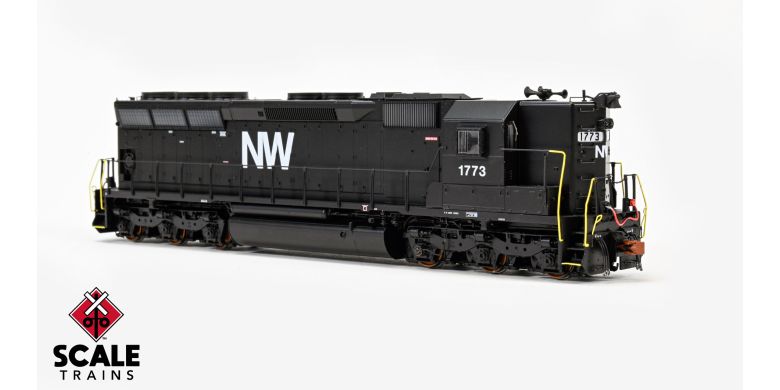 ScaleTrains SXT39733 EMD SD45 IIb2, Norfolk & Western/Large Block Lettering #1802 DCC & Sound HO Scale