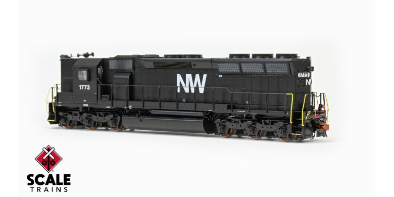 ScaleTrains SXT39733 EMD SD45 IIb2, Norfolk & Western/Large Block Lettering #1802 DCC & Sound HO Scale