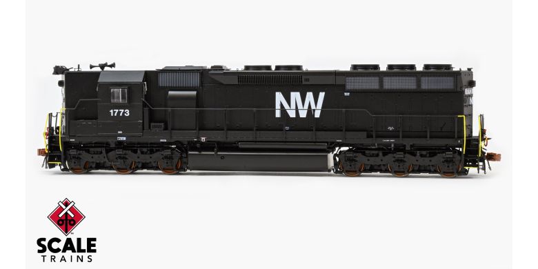 ScaleTrains SXT39733 EMD SD45 IIb2, Norfolk & Western/Large Block Lettering #1802 DCC & Sound HO Scale