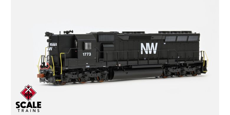 ScaleTrains SXT39733 EMD SD45 IIb2, Norfolk & Western/Large Block Lettering #1802 DCC & Sound HO Scale