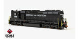 ScaleTrains SXT39735 EMD SD45 IIb2, Norfolk & Western/Claytor #1799 DCC & Sound HO Scale