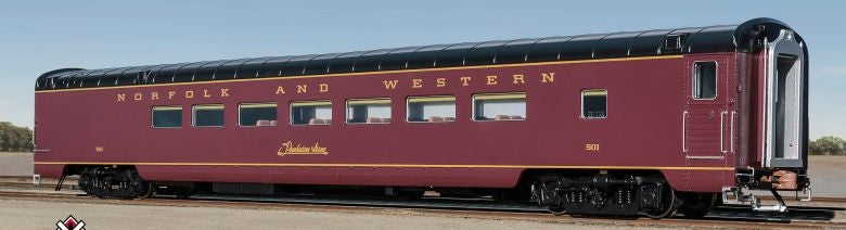 FVM SXT38849 Pullman-Standard Crew Coach, Norfolk & Western/Powhatan Arrow #501 HO Scale