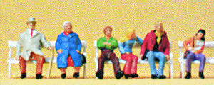 Image for 590-10027 People on benches      6/
