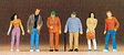 Image for 590-10117 Standing pedestrians   6/