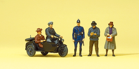 Image for 590-10565 Passersby w/Motorcycle 5/