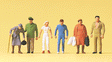 Image for 590-14023 Passers-by w/Policeman 6/