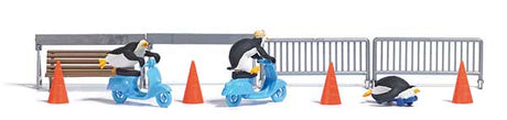 Image for 189-7925 Penguins Riding Scooters