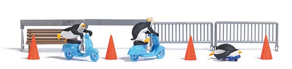 Image for 189-7925 Penguins Riding Scooters