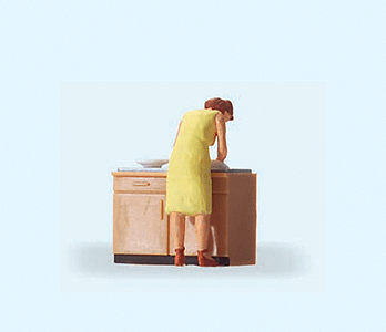 Image for 590-28145 Woman Doing Dishes