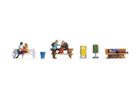Image for 528-15238 People on Benches