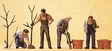 Image for 590-10466 Men Planting Trees 4/