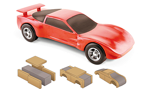 Woodland Scenics 4036 PineCar(R) Accessories -- Body Builder Kit A Scale