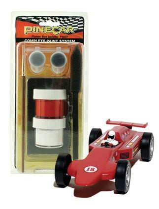 Woodland Scenics 3957 PineCar(R) Complete Paint System -- Flamin' Red A Scale