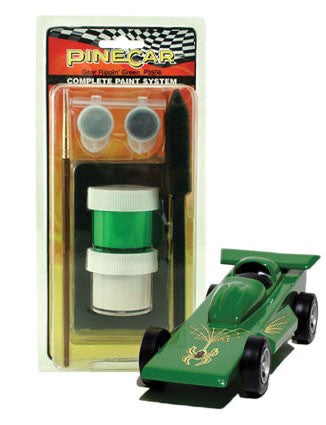 Woodland Scenics 3958 PineCar(R) Complete Paint System -- Gear Rippin' Green A Scale
