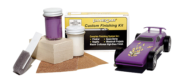 Woodland Scenics 410 PineCar(R) Custom Finishing Kits -- Competition Purple A Scale