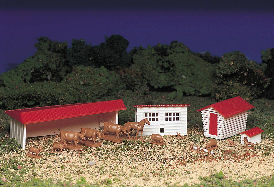 Image for 160-45152 Farm Bldngs w/Animals Kit